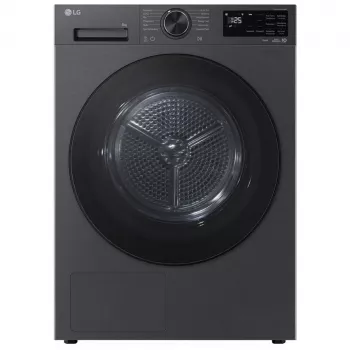 Uscător de rufe cu pompă de căldură LG RT80X7B 8 kg, cu AI Dry, A+++, afișaj tactil LED, Wi-Fi