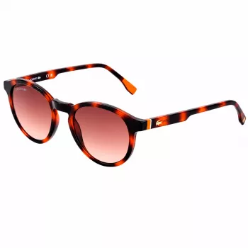 Ochelari de soare unisex Lacoste L6030SRG-1 dreptunghiulari negru/gri 50-21-145