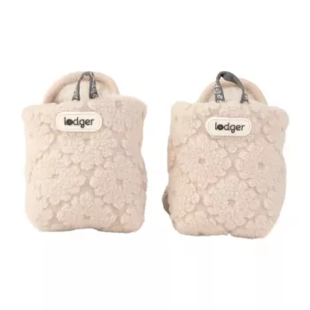 Papuci bebeluș Lodger Slipper Folklore din fleece, Birch, 6-12 luni