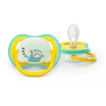 Suzetă de noapte Philips Avent Ultra Air 18m+ neutru, pachet de 2