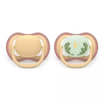 Suzetă de zi și de noapte Philips Avent Ultra Air, 0-6 luni, pachet de 2