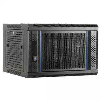Dulap server DSIT 6U pentru montaj pe perete cu ușă frontală perforată 600x450x367mm (DS6406PP)