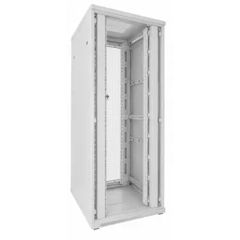 Rack server DSIT 42U 19 inch, uși duble perforate față și spate, alb, 800x1000x2000mm (DS8042DD-W)