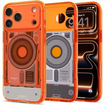 Husă Spigen Ultra Hybrid MagSafe pentru iPhone 17 Pro / 18 Pro - C1 Tangerine