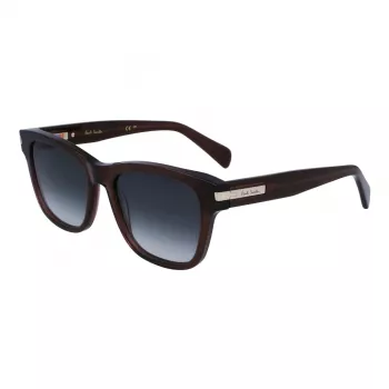 Paul Smith Unisex Sunglasses P23601SHOWIT Rectangular Black Frame Dark Grey Lenses 55-19-145
