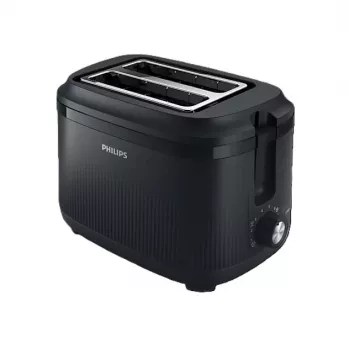 Prăjitor de pâine Philips Daily Collection HD2511/90, 830 W, 2 fante, negru