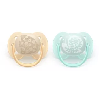 Suzetă Philips Avent Ultra Soft DECO 0-6 luni, set de 2