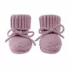 Botoșei bebeluș Lodger din lână merinos, Mauve, 0-6 luni