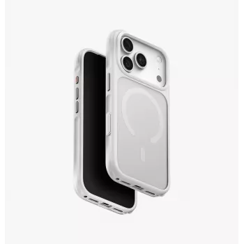 Husă de încărcare UNIQ Veren MagClick pentru iPhone 18 Pro / 17 Pro - Chalk Frost