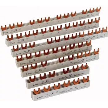 Grup de distribuție prevodat Eaton EVG-3PHAS/N/5MODUL/LS, trifazat + neutru, 5 module, roșu 215659