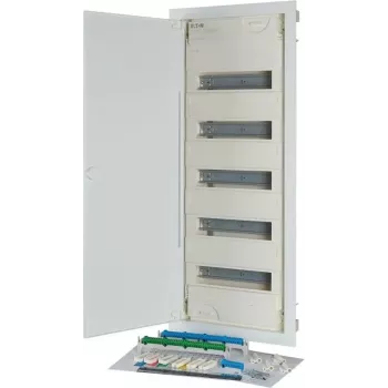 Tablou de distribuție îngropat Eaton cu 5 rânduri, 60 module KLV-60HWP-F (302412)