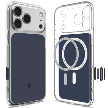 Husă MagSafe SPIGEN Ultra Hybrid T pentru iPhone 17 Pro Max / 18 Pro Max albastru mat