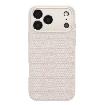 Husă Spigen Liquid Air pentru iPhone 17 Pro / 18 Pro - Natural Titanium