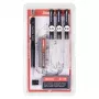 Set de pixuri tehnice de desen ARISTO mg1 pro College, 3 pixuri 0,25 / 0,35 / 0,50 mm, 6 piese (AR64308)