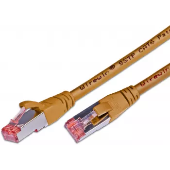 Wirewin S/FTP CAT6 0.75m Network Cable, Brown (PKW-PIMF-KAT6 0.75 BR)