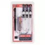 Set de pixuri tehnice de desen ARISTO mg1 pro College, 3 pixuri 0,35 / 0,50 / 0,70 mm, 6 piese (AR64311)