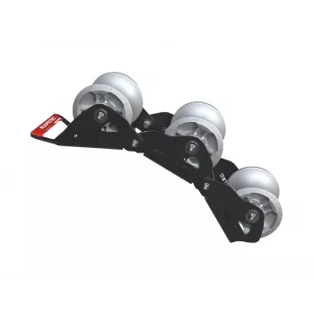 Rolă de deviere cablu Runpotec 10166 cu lanț - 3 zale
