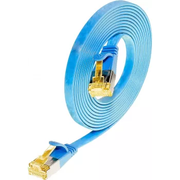 Cablu patch de rețea slim Wirewin Cat6a U/FTP, 7 m, albastru, RJ45, 10Gbps PKW-STP-SLIM-K6A 7.0 BL
