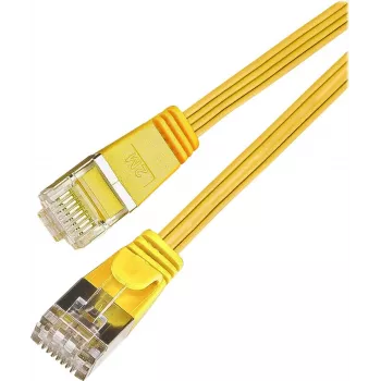 Wirewin Cat.6 SLIM Patch Cable, STP(PIMF), 0.75 m, Yellow (PKW-STP-SLIM-KAT6 0.75 GE)