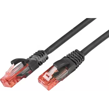 Wirewin PKW-UTP-KAT6 20.0 SW Cat6 U/UTP Network Patch Cable, 20 m, Black