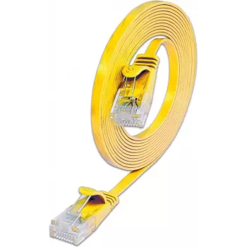 Wirewin Cat.6 SLIM Patch Cable U/UTP 1.5m Yellow PKW-SLIM-KAT6 1.5 GE