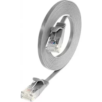 Wirewin SLIM Patch Cable UTP Network Cable Grey 15 m Cat6 U/UTP (PKW-SLIM-KAT6 15.0)