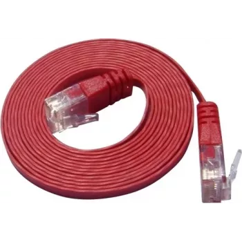 Wirewin Cat.6 Slim Patch Cable, U/UTP, 1.5 m, Red PKW-SLIM-KAT6 1.5 RT