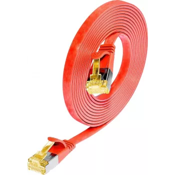 Wirewin Cat6a U/FTP Slim Ethernet Patch Cable RJ45 0.5m Red PKW-STP-SLIM-K6A 0.5 RT