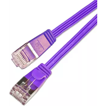 Wirewin Cat6 Slim Patch Cable U/FTP Flat Violet 15m PKW-STP-SLIM-KAT6 15.0 VT