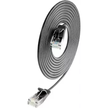 Wirewin Cat.6 SLIM-Light Patch Cable U/UTP 0.5m Black (PKW-LIGHT-K6 0.5 SW)