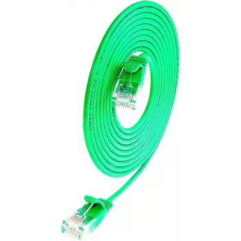 Wirewin SLIM UL6 1 GN - Cat.6 Slim Patch Cable, U/UTP, 1.0 m, Green PKW-LIGHT-K6 1.0 GN