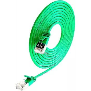 Cablu patch ecranat Wirewin Triotronik PKW-LIGHT-STP-K6 0.15 GN Cat6, verde, 0,15m