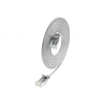 Cablu patch slim Wirewin SLIM UL6 7,5 m Cat.6, U/UTP, gri (PKW-LIGHT-K6 7.5)
