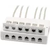 Cutie de suprafață Wirewin 2x 6 porturi pentru module keystone, gri, sistem keystone din plastic (125460)