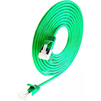 Cablu patch Wirewin Cat 6a U/FTP Slim, 1 m, verde PKW-LIGHT-STP-K6A 1.0 GN