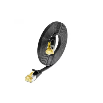 Cablu patch Wirewin Cat6a U/FTP Slim, RJ45, 3 m, negru PKW-STP-SLIM-K6A 3.0 SW