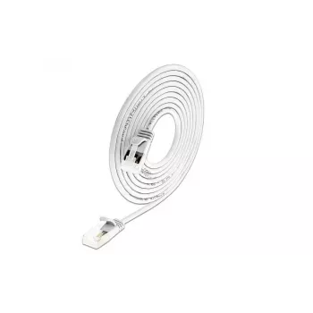 Cablu patch rotund Wirewin Cat 6a U/FTP Slim, 7 m, alb PKW-LIGHT-STP-K6A 7.0 WS