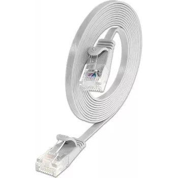 Cablu patch slim Wirewin Cat.6 U/UTP, 1,0 m, alb PKW-SLIM-KAT6 1.0 WS