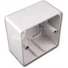Ramă de suprafață Wirewin pentru prize de date, alb pur RAL 9010 (TKS-APR WS)