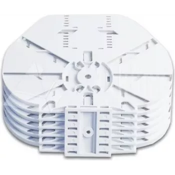 Optotec FOCUS-SAMR-HD4-12H Splice Module for LFC Closures, 4 Single Reduced (CTR) Trays, Max. 48 Fibers, FTTx