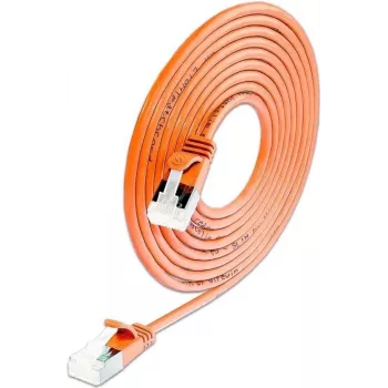 Cablu patch light SLIM KAT6A 10 Gigabit Wirewin, U/FTP, Ø 3,8 mm, portocaliu, 0,1 m (PKW-LIGHT-STP-K6A 0.1 OR)