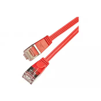 Cablu patch Ethernet slim Cat6 U/FTP Wirewin Triotronik PKW-STP-SLIM-KAT6 20.0 RT, RJ45 tată la tată, 20 m, negru