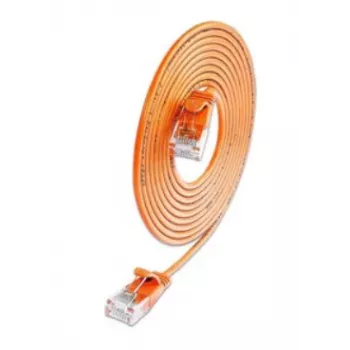 Cablu patch slim Wirewin SLIM Cat.6A 10 Gigabit U/UTP, 0,1 m, portocaliu SLIM-L-UU-K6A 0.1 OR