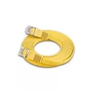 Cablu patch Wirewin Triotronik Cat6 U/UTP, 3 m, RJ45 tată la tată, galben PKW-SLIM-KAT6 3.0 GE
