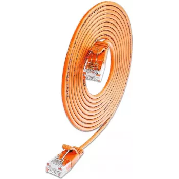 Cablu patch rotund Wirewin SLIM KAT6A 10 Gigabit Light, U/UTP, Ø 3,6 mm, portocaliu (SLIM-L-UU-K6A 0.5 OR)