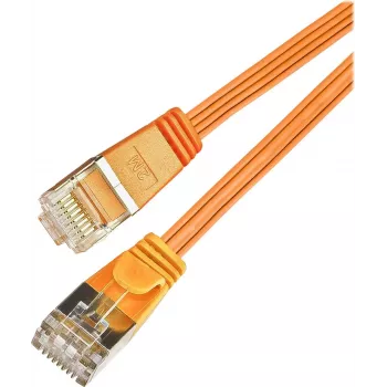 Cablu patch slim Wirewin SLIM S6, 1,5 m, portocaliu, Cat.6 STP (PIMF) RJ45 PKW-STP-SLIM-KAT6 1.5 OR