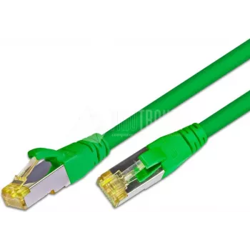 Cablu patch RJ45 Wirewin Cat.6a S/FTP, 0,5 m, verde, 10 Gbps, 500 MHz, AWG26 PKW-PIMF-KAT6A 0.5 GN