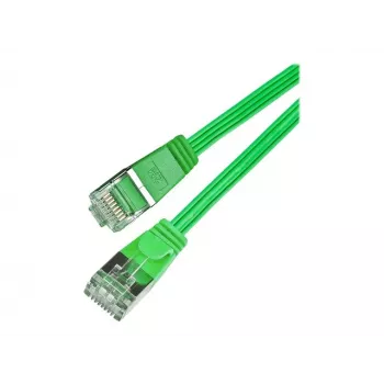 Wirewin SLIM S6 15 GN - Cat.6 SLIM Patch Cable, STP(PIMF), 15 m, Green PKW-STP-SLIM-KAT6 15.0 GN