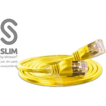 Cablu patch F/UTP Cat6 Wirewin Triotronik, 1 m, RJ-45 tată la tată, Gigabit Ethernet PKW-LIGHT-STP-K6 1.0 GE