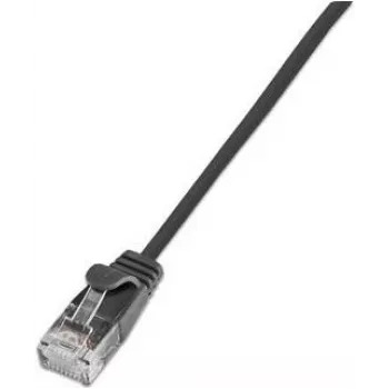 Wirewin Triotronik PKW-LIGHT-STP-K6 1.0 SW Cat6 STP Patch Cable, RJ-45 Male to Male, 1m, Black